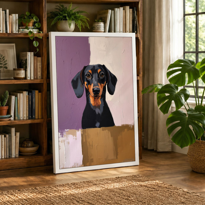 Alert Gaze Modern - Wrapped Canvas, 30x20 - 76.2 x 50.8 cm, White Border