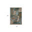 Tapis brun à feuilles botaniques 8 pi x 11 pi