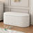 Versatile Fabric Storage Teddy Ottoman Bench with Safety Hinge - 40-inch-905308289