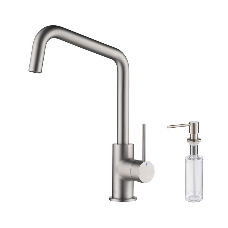 KIBI Macon Kitchen Faucet, Brush Nickel