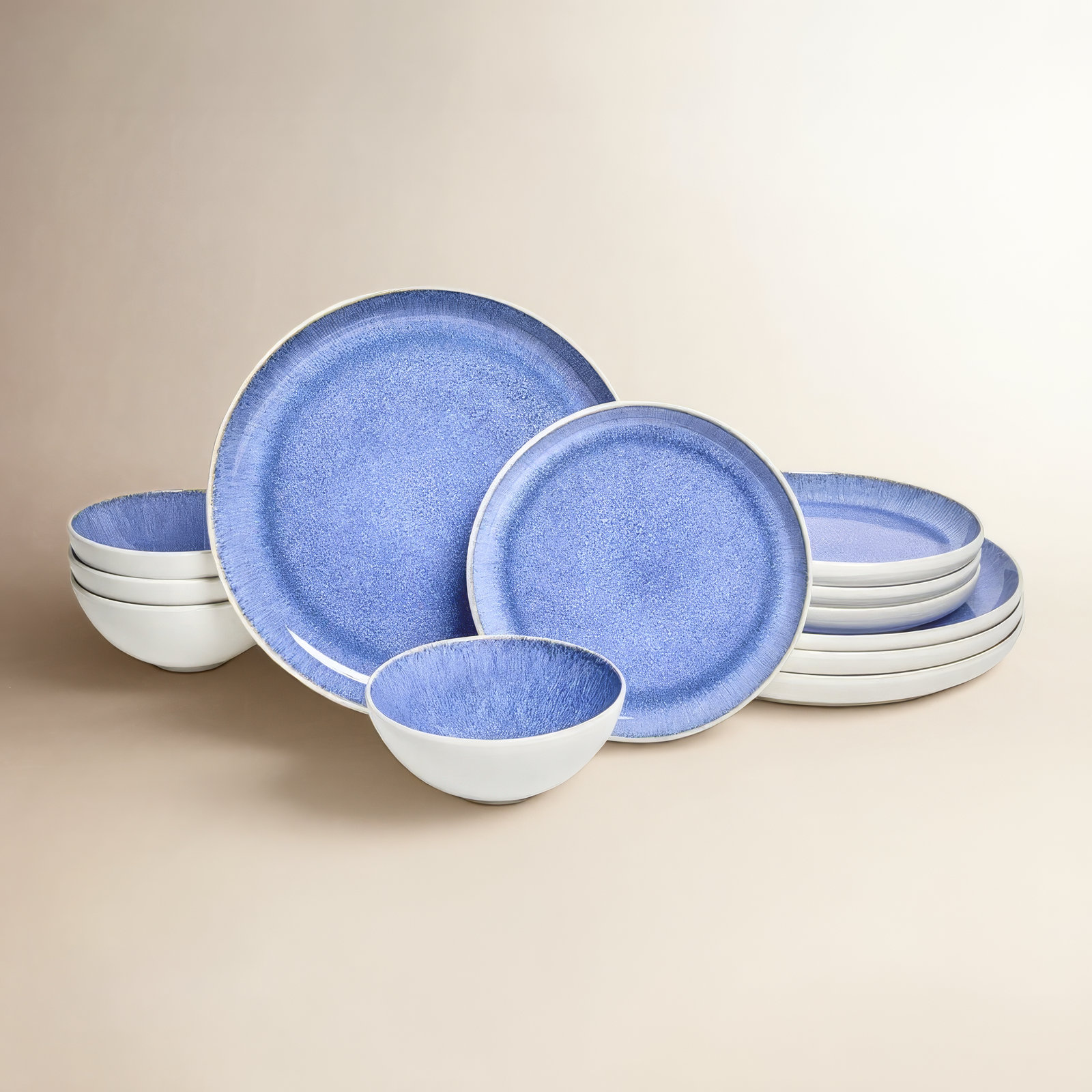 Stoneware Dinnerware Set - Service for 4