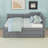 Upholstered Daybed with Trundle and Drawers-2024590967-2024590964