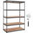 Mariapaula Steel Adjustable Shelving Unit-1118290393