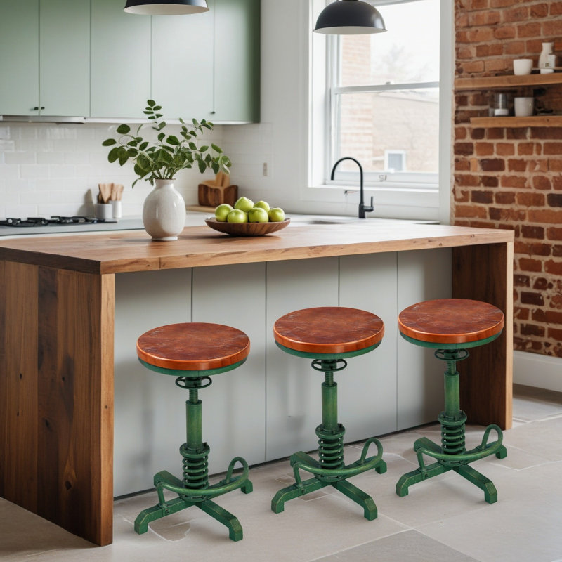 Tabouret Javin, Vert, 3