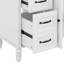 Meuble-lavabo 36 po avec lavabo en céramique, armoire de rangement avec 2 portes et 2 tiroirs, pieds rétro-603299028