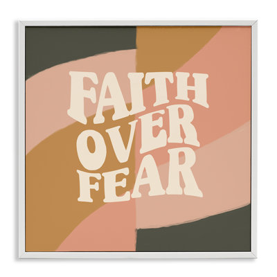 Faith Over Fear Framed Giclee Art by Amylee Weeks