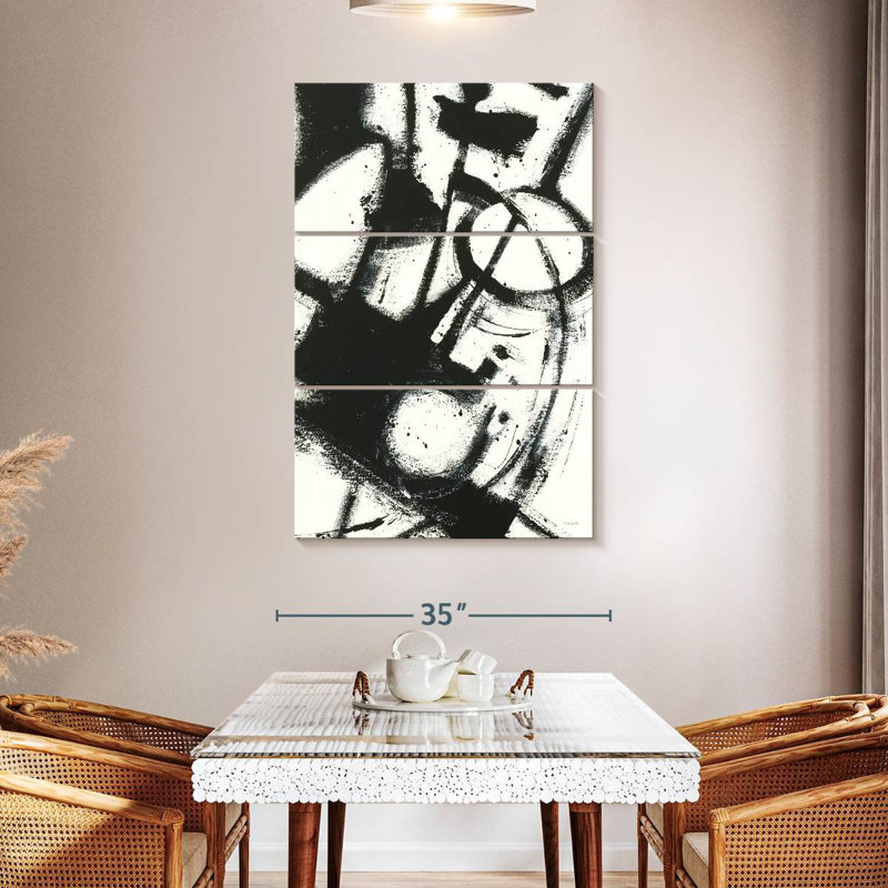 Avery Expression Abstract II White, 65" H x 42" W