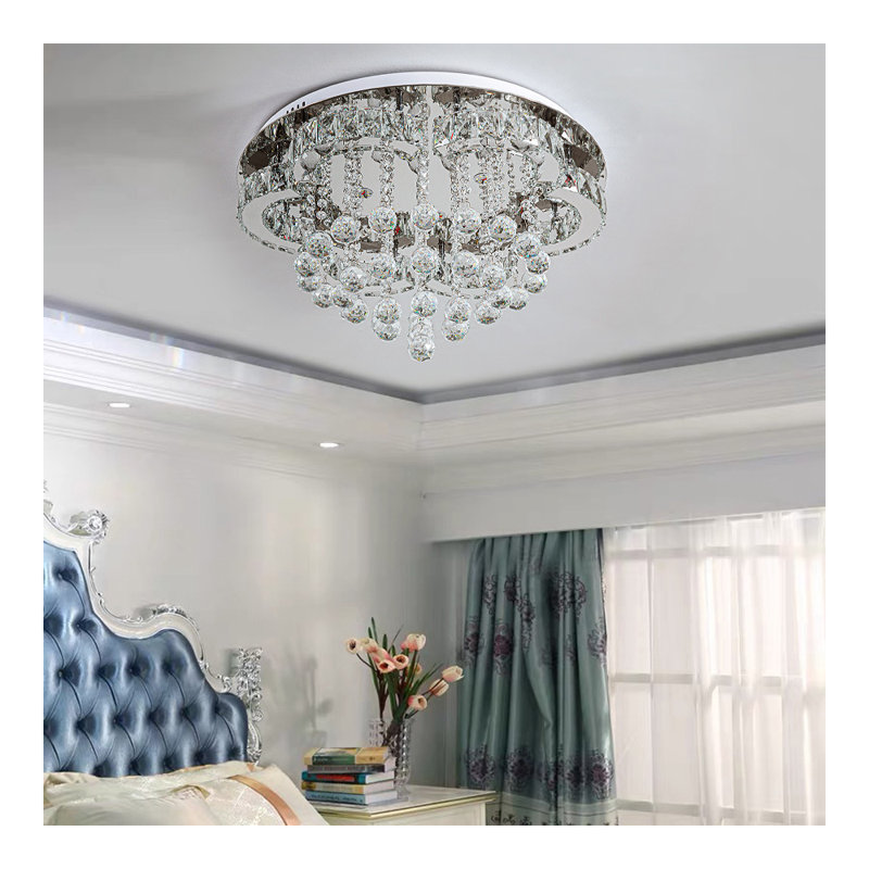 Tamas Crystal LED Flush Mount
