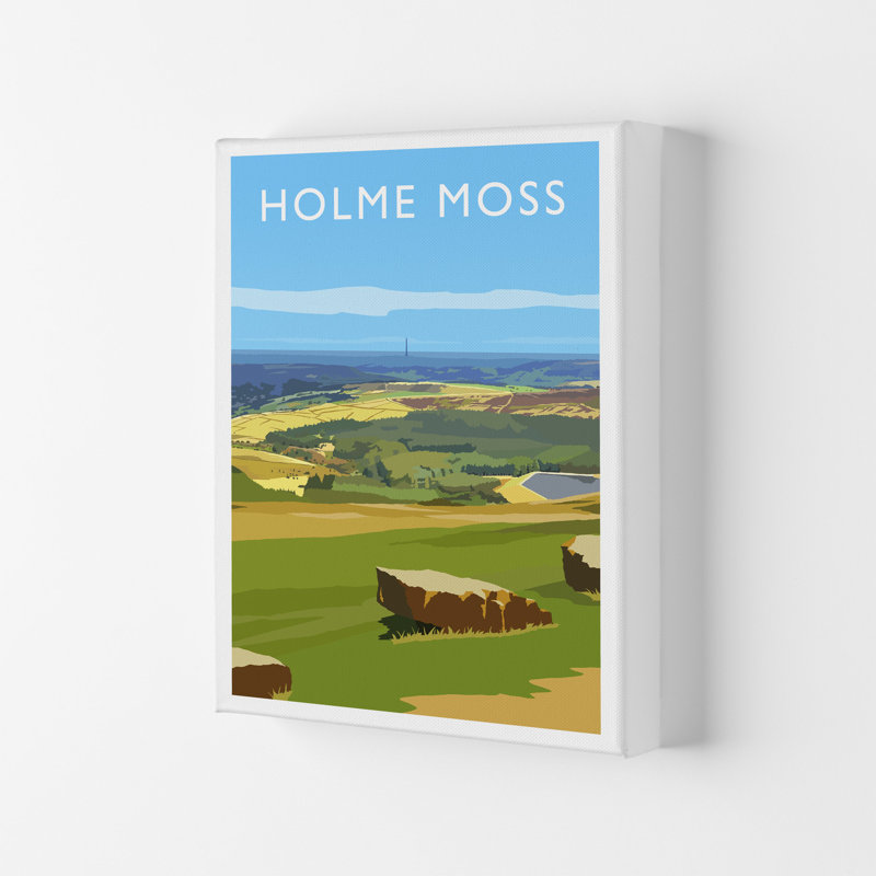 Holme Moss Portrait by Richard O'Neill - Print, 40cm H x 30cm W x 4cm D, Wrapped Canvas