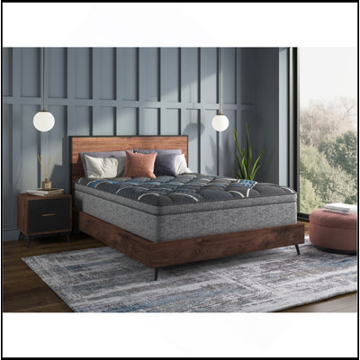 Restonic Comfort Care 15" Euro Top Hybrid Mattress, Individual Pocketed Coil Mattress , Plush Comfort