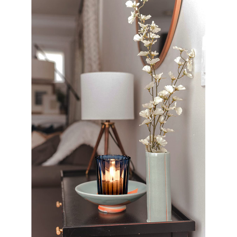 2.5'' H Glass Tabletop Votive Holder, Blue