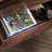 Light luxury solid wood TV cabinet