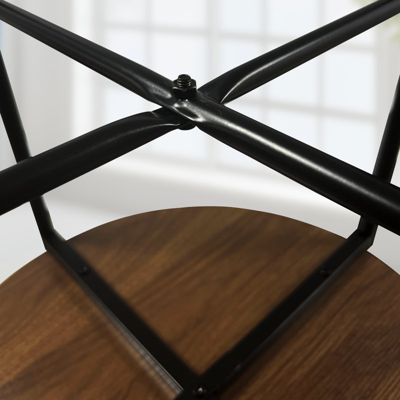 Monier 2-Piece Modern Round Nesting Coffee Table Set