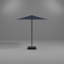 Outdoor Patio Umbrella With Adjustable Tilt And Sturdy Base-1531576209