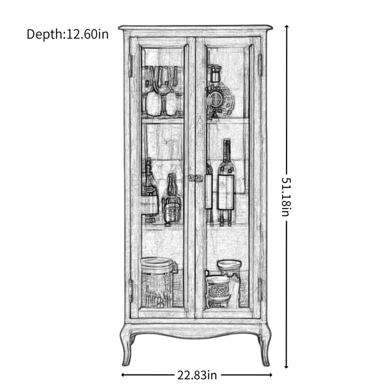 American-style Simple Multi-layer Display Cabinet