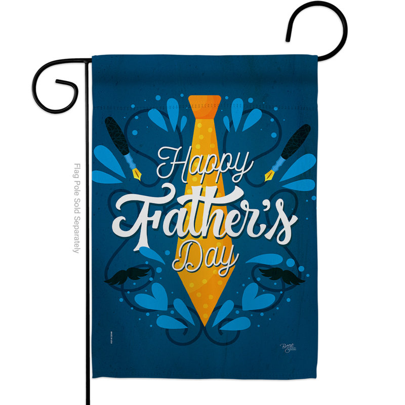 Cadeau pour papa 2 faces 18,5 x 13 po Drapeau de jardin