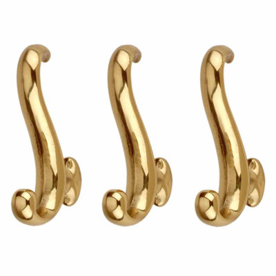 Brass Over-the-Door Wall Hook