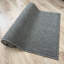 Custom Size Non Slip Solid Colour Grey Low Pile Slip Resistant Hallway Runner Rugs by Feet-1324404421