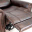 Fauteuil inclinable électrique en similicuir de 35,25 po de largeur-241159538