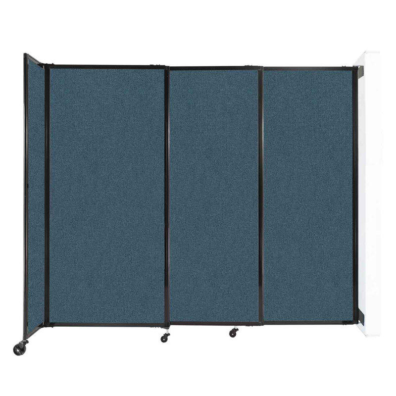 Cloison coulissante 5 pi, 72" H x 86" W x 1" D, Caraïbes