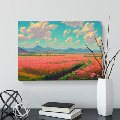 Spring Landscape Meadow Vol.6 - Wrapped Canvas