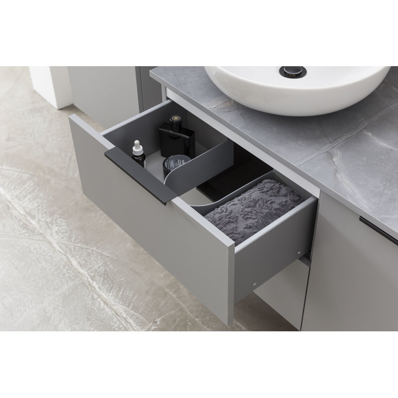 Janielys 92.3 mm Single Double Bathroom Vanity Base