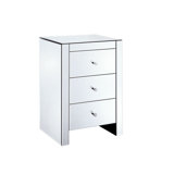 Iconium 18'' W Glass Nightstand