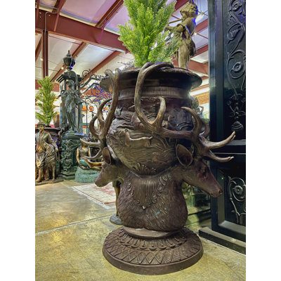 Paire de sculpture bronze en bronze