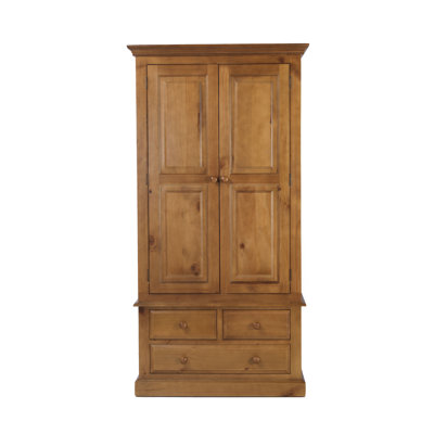 Hendon 2 Door Solid Wood Wardrobe