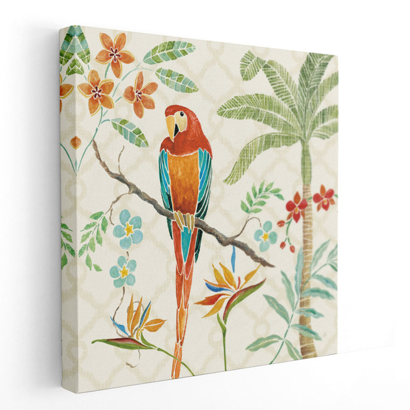 «Tropical Paradise II», reproduction d'art sur toile, H 16 po x l 16 po