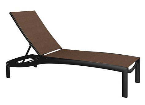 Kor Outdoor Chaise Lounge, Gold Coast, Obsidian