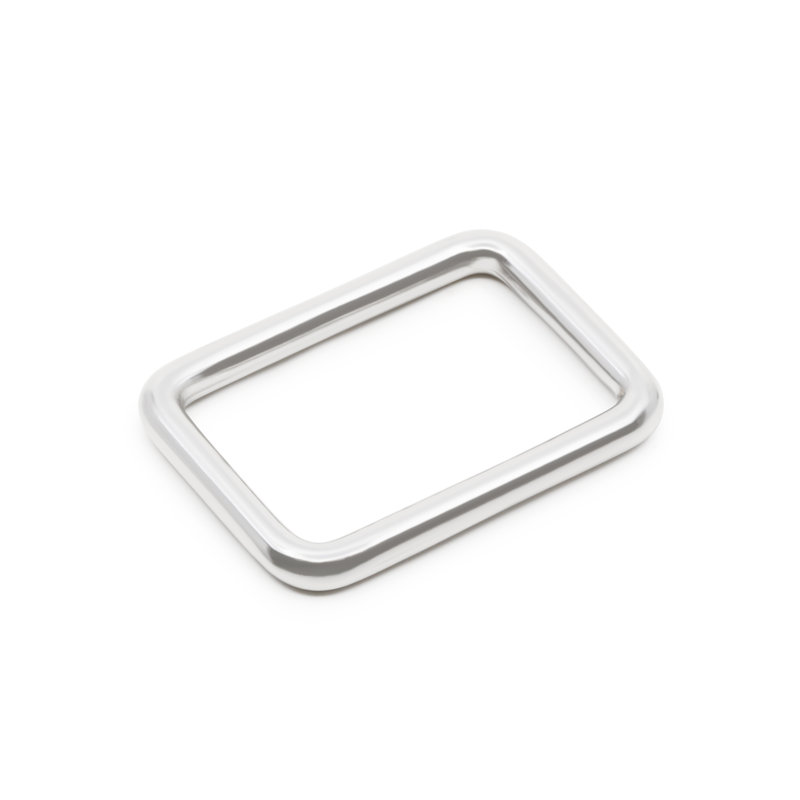 Dritz 1" Rectangle Rings, 12 pc, Silver