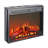 23 In. Ventless Electric Fireplace Insert With Realistic Flame & Overheating Protection And Remote Control In Black