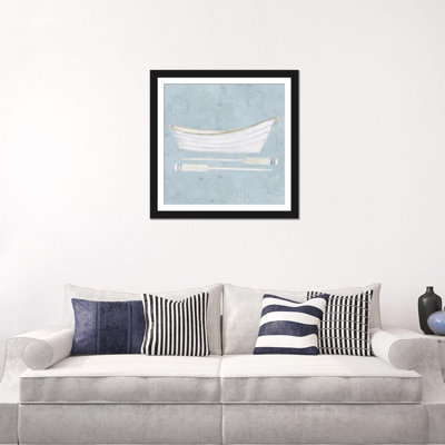 « serene seaside i », reproduction d’impression sur toile tendue