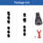  Pull Down Kitchen Faucet Spray Head Replacement 3 Modes with 11 Adapters-98449461