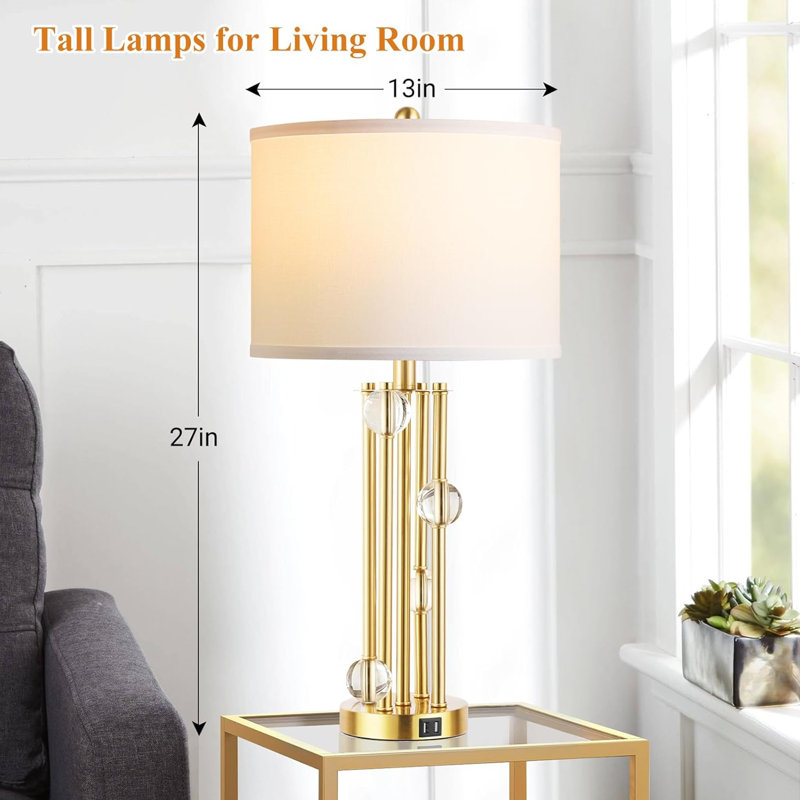 Paylan Metal USB Table Lamp