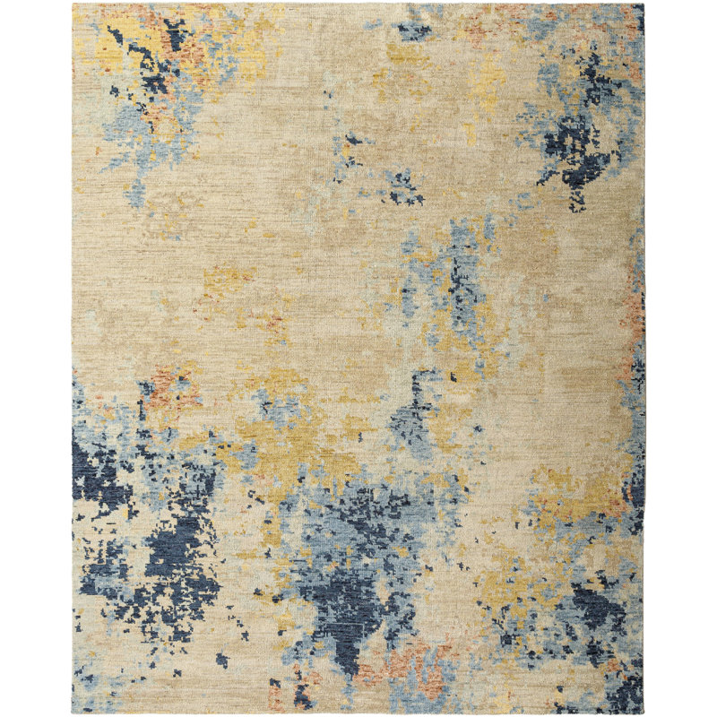 Odyssey Wool Abstract Area Rug, Rectangle 8' x 10'