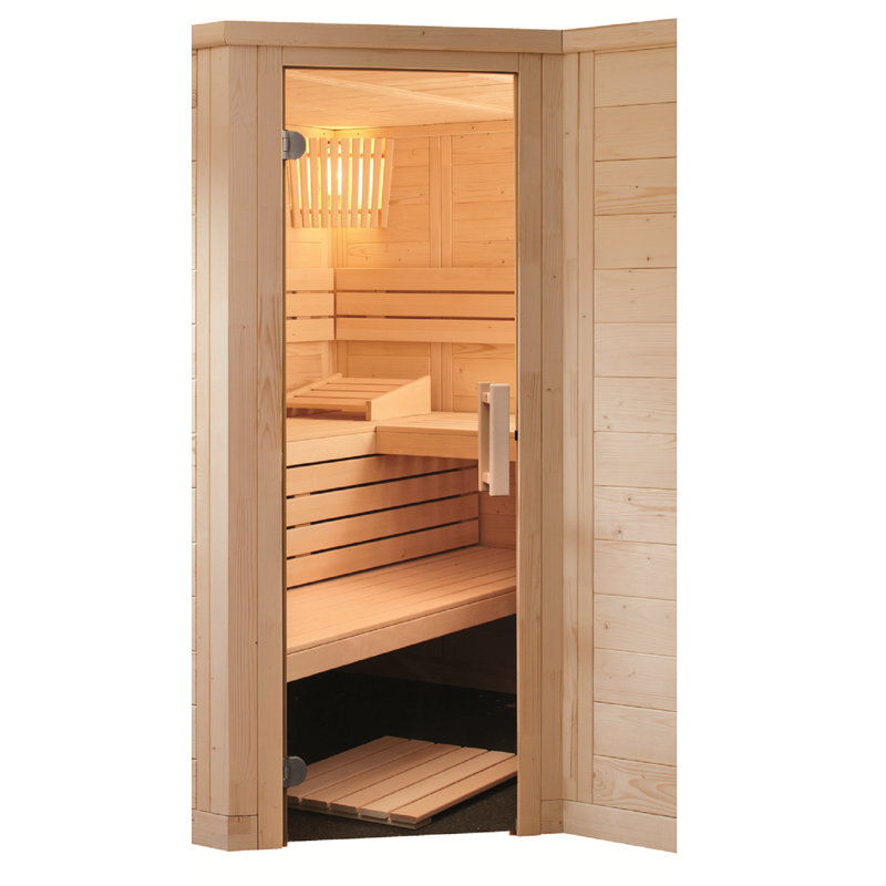 Union Rustic Houndsfield 1 - Person Traditional Steam Sauna in Spruce