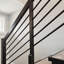 Rampe d'escalier moderne en bois