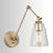 Atika 1-Light Plug-in Optional Swing Arm-1156107627