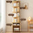 Rotating Bookshelf, 360 Degree Display 5 Tier Corner Bookshelf With Drawer For Small Space, Floor Standing Bookcase Storage Rack, Wood Narrow Book Shelf Organizer For Bedroom, Living Room ( NW Color )-265435546