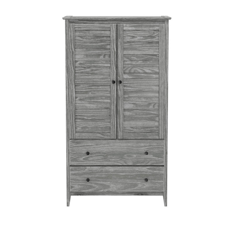 Armoire Greenport, Gris brossé