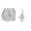 Lustre 4 lumières Savanah avec détails en cristal transparent-1063328691