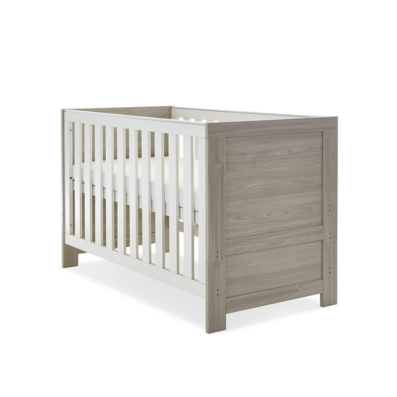Nika Cot Bed, Grey Wash/White