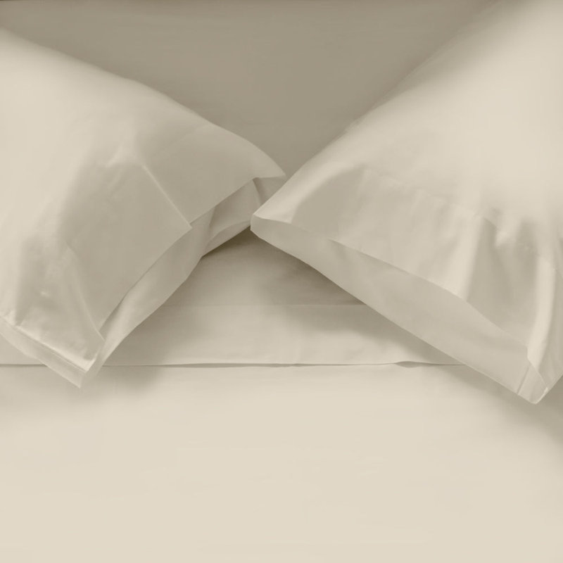 Birch King Cotton Sateen Pillowcase Set of Four