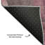 Tapis floral de qualité supérieure lavable à la machine Chelston AMF1864-2037081012