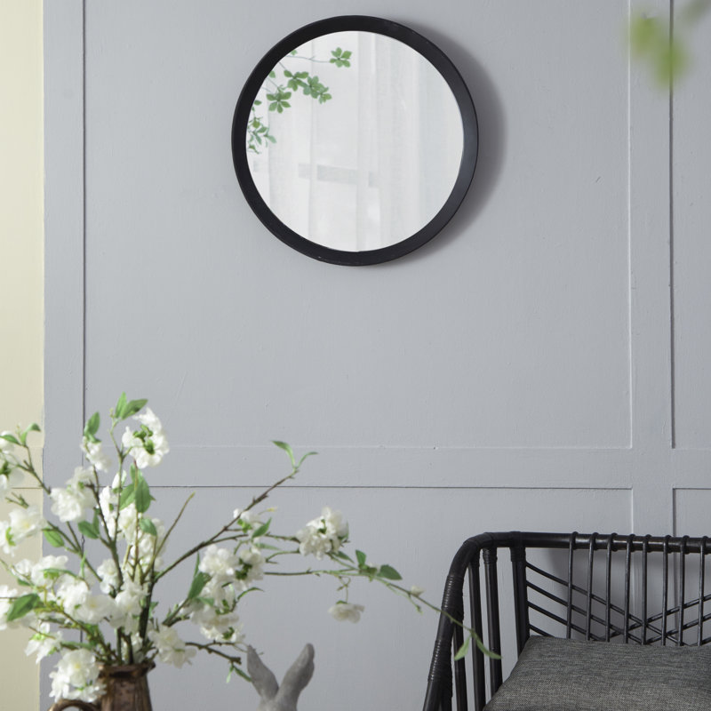 Miroir mural Mango, Noir