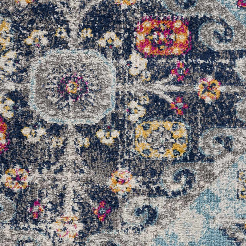 Cobien Oriental Indoor Rug, Round 7'10"
