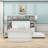 Wooden Platform Bed With 2 Drawers and Trundle and Cabinet-645334658-645334669-608654780