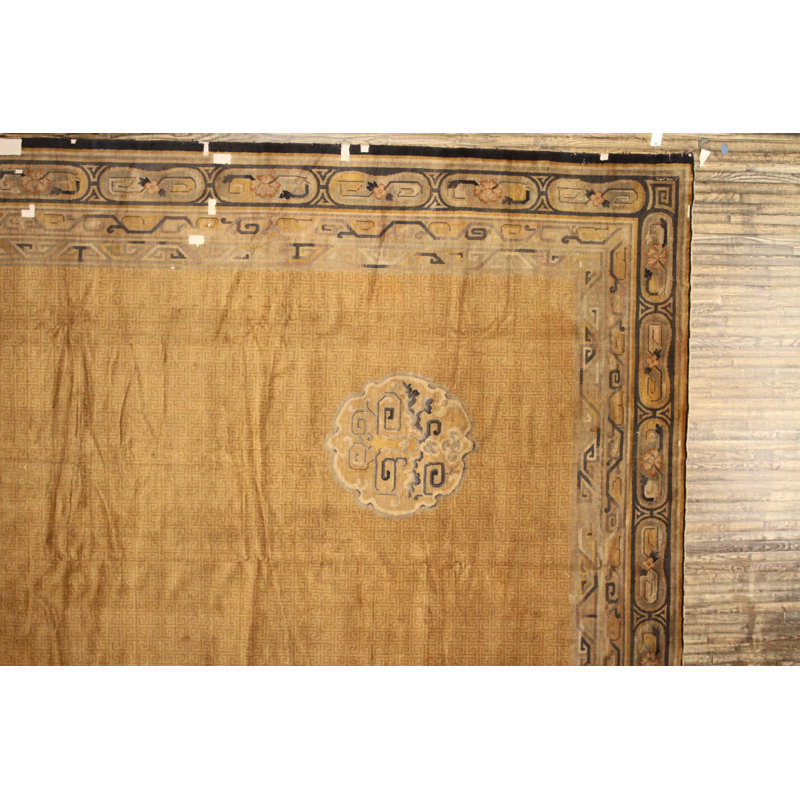 Antique Oversized Savonnerie Austrian Knotted Rug
